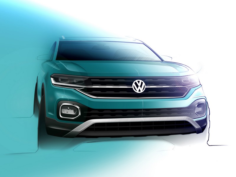 Volkswagen T-Cross na nových kresbách